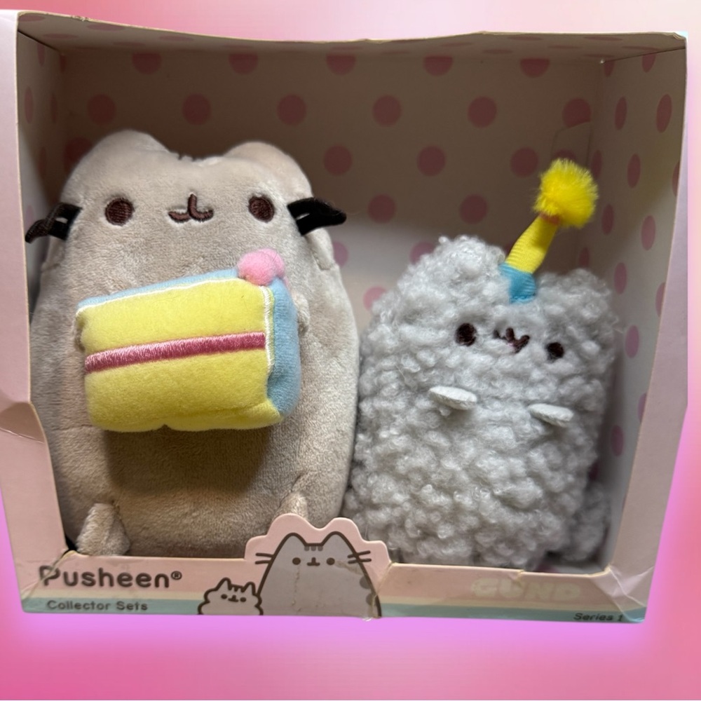 Birthday Pusheen and Stormy by Gund Birthday Special Collector Set Series 1 - Picture 2 of 14